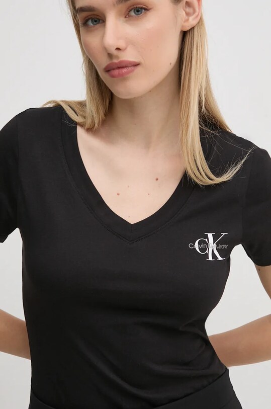 Calvin Klein Jeans tricou din bumbac 2-pack J20J223447 negru