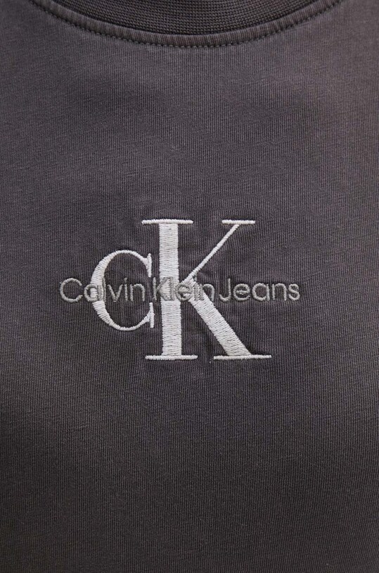 Бавовняна футболка Calvin Klein Jeans сірий J20J223556