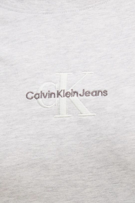 Бавовняна футболка Calvin Klein Jeans J20J223563 сірий