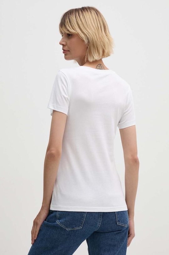 Bavlnené tričko Calvin Klein Jeans J20J223625 biela AW24
