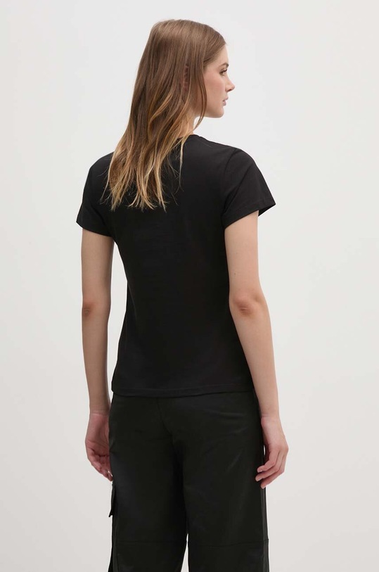 Oblečenie Bavlnené tričko Calvin Klein Jeans J20J223625 čierna