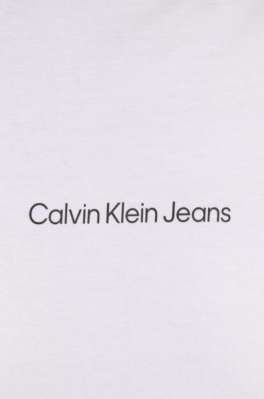 Bavlnené tričko Calvin Klein Jeans J20J224349 biela