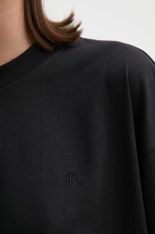Бавовняна футболка Calvin Klein Jeans J20J224889 чорний
