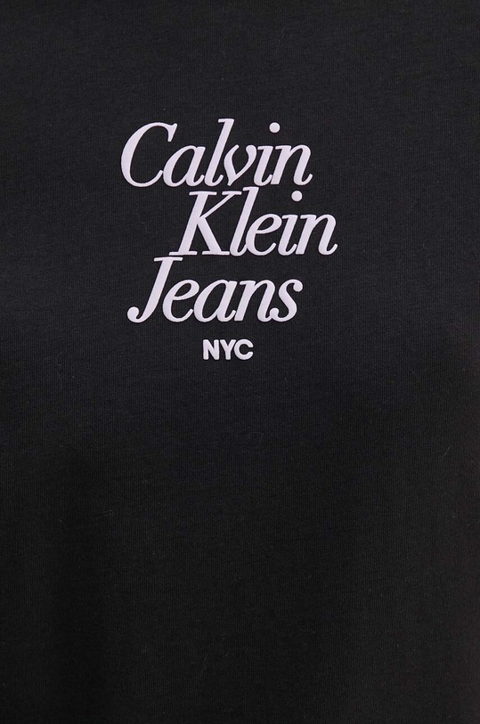 Calvin Klein Jeans t-shirt bawełniany czarny J20J224890