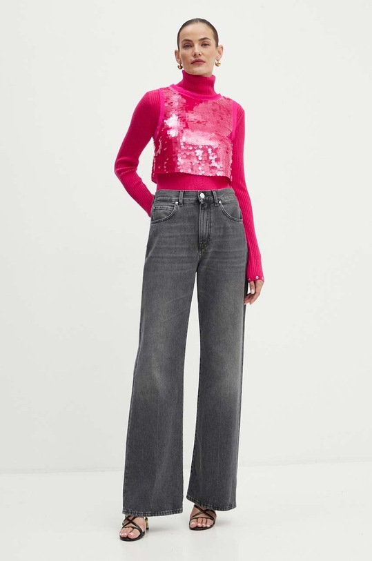 Patrizia Pepe bluzka 8C0713.A455 różowy AW24