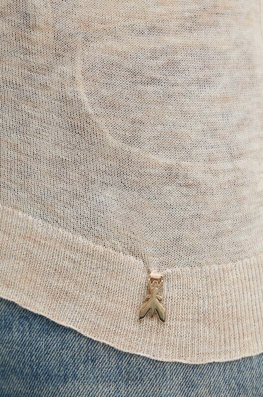 Patrizia Pepe tricou de lana 8K0215.K034 bej