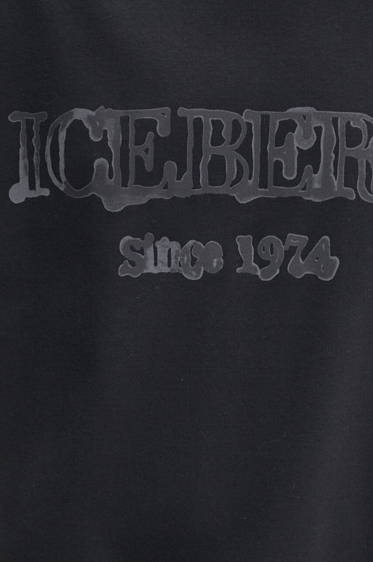 Iceberg t-shirt bawełniany F5C1.6307 czarny