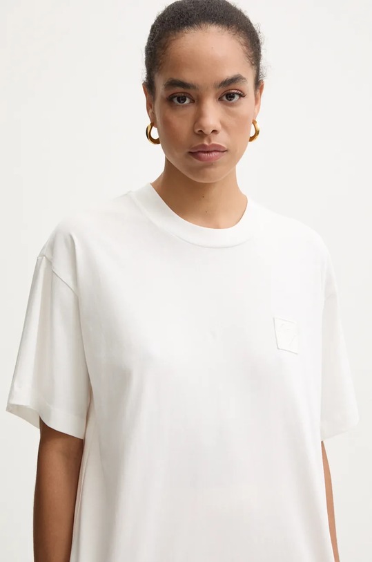 Iceberg tricou din bumbac alb F5C3.6327