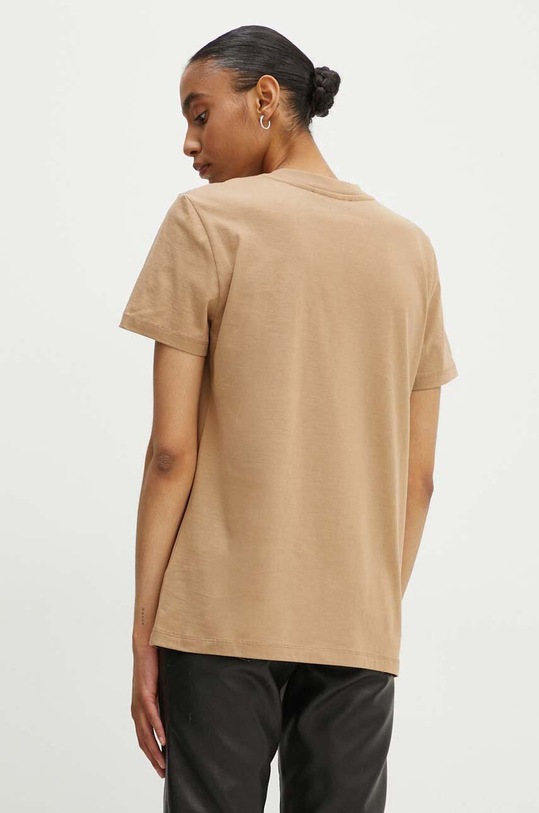 Odzież Iceberg t-shirt bawełniany F021.6325 beżowy