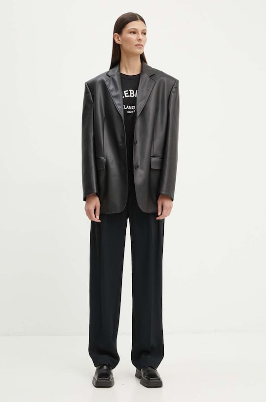 Хлопковая футболка Iceberg F021.6325 чёрный SS25