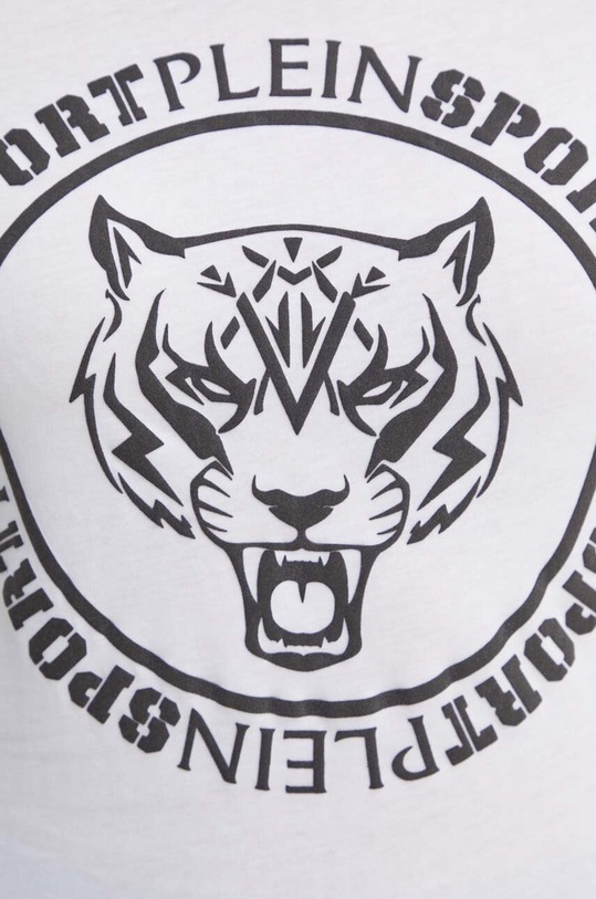 PLEIN SPORT pamut póló FADC.WTK3366.SJY001N fehér
