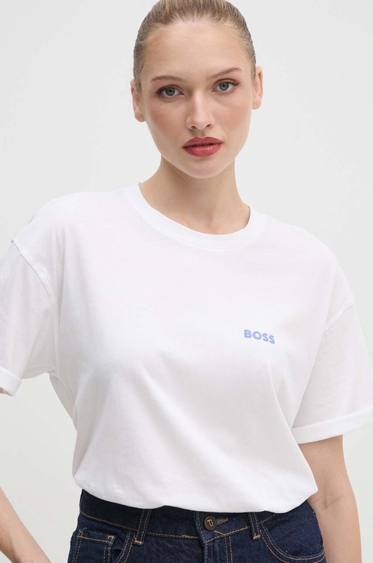 Boss Orange tricou din bumbac alb 50519425