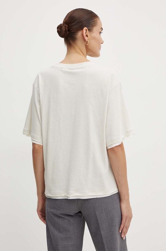 Îmbrăcăminte Boss Orange tricou din bumbac 50520820 bej