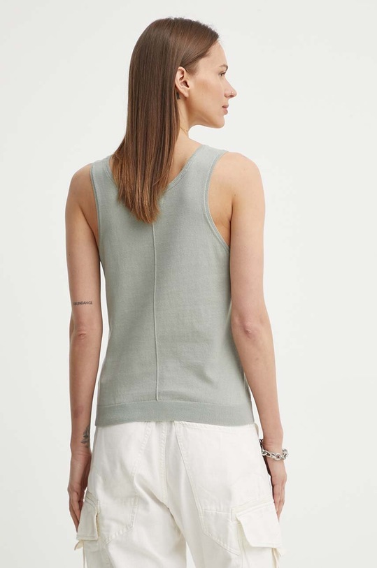 Ρούχα Βαμβακερό τοπ G-Star D24606.D597 πράσινο