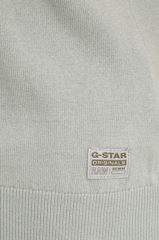 Βαμβακερό τοπ G-Star D24606.D597 πράσινο