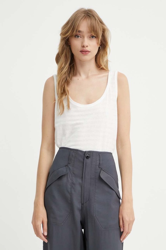 G-Star top a strisce bianco D24644.D602