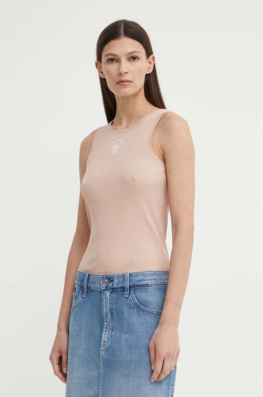 G-Star top din bumbac D24645.5268 bej