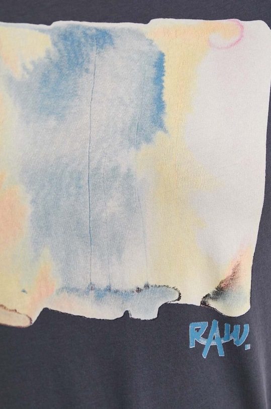 G-Star t-shirt bawełniany D24643.4107 szary