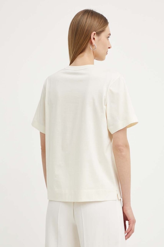 Ρούχα Βαμβακερό μπλουζάκι BOSS 50521741 μπεζ