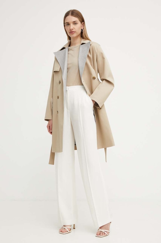 Tričko BOSS 50521922 béžová AW24
