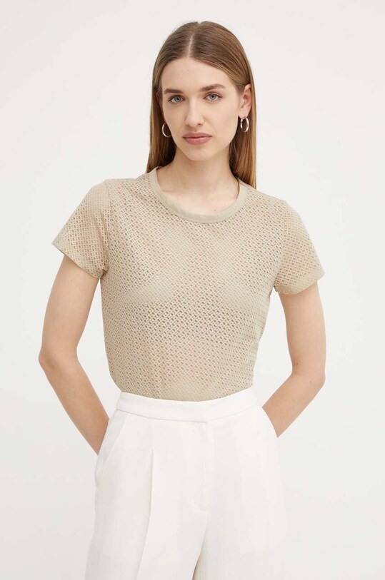 BOSS tricou bej 50521922