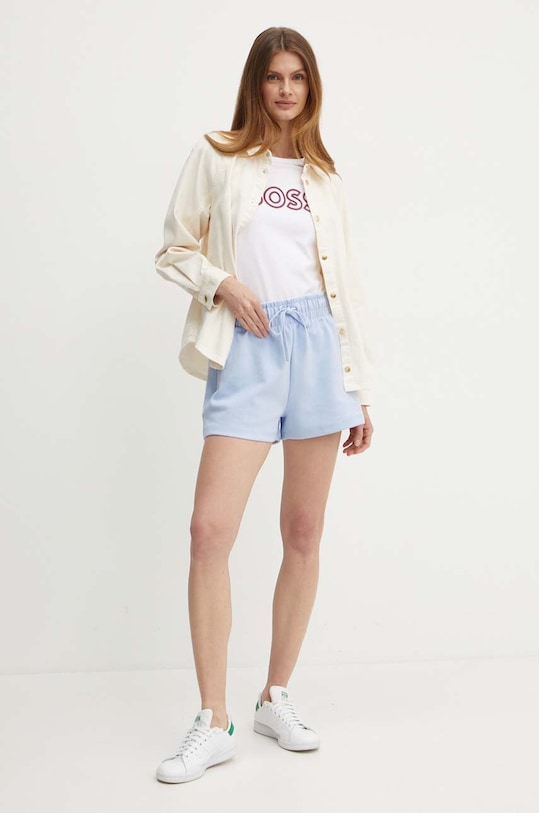 BOSS t-shirt bawełniany 50522209 biały AW24