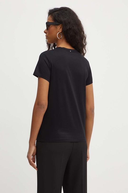 Ruházat BOSS pamut póló 50522209 fekete