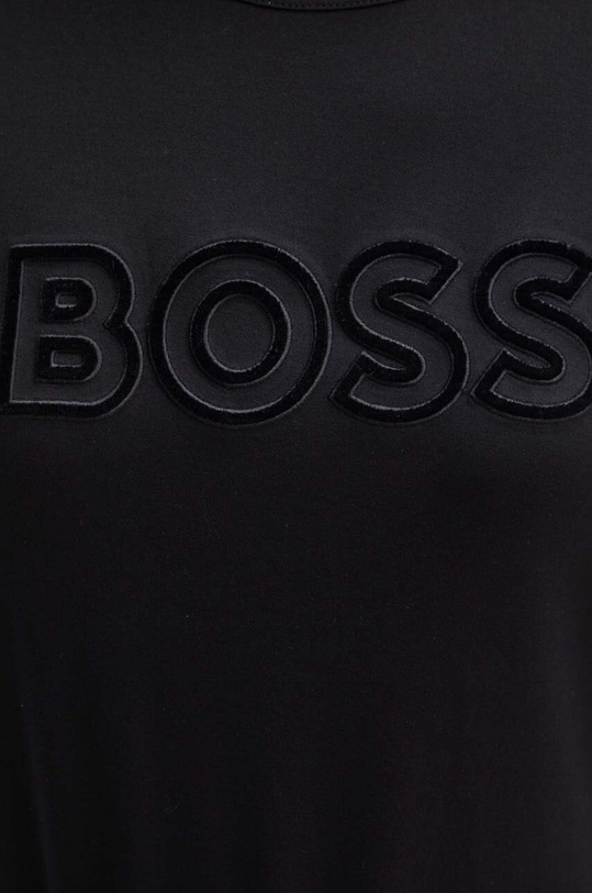 BOSS pamut póló 50522209 fekete