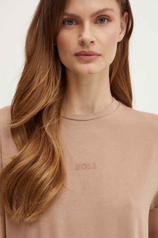 Tričko BOSS 50525711 béžová AW24
