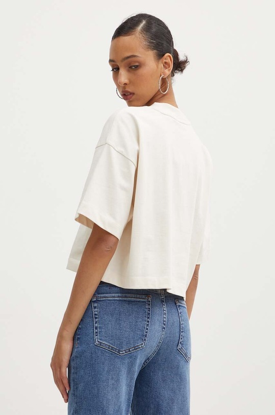 Îmbrăcăminte Hugo Blue tricou din bumbac 50520155 bej