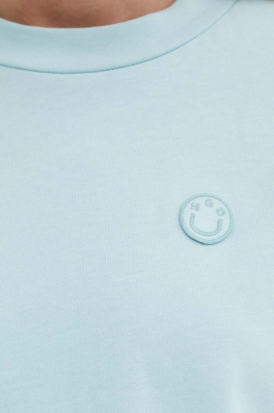 Bavlnené tričko Hugo Blue 50520155 modrá