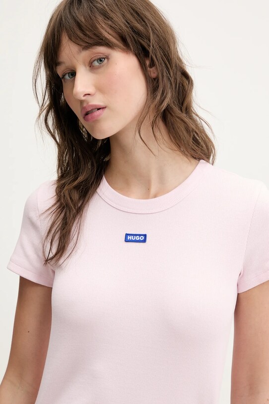 Hugo Blue tricou roz 50523924