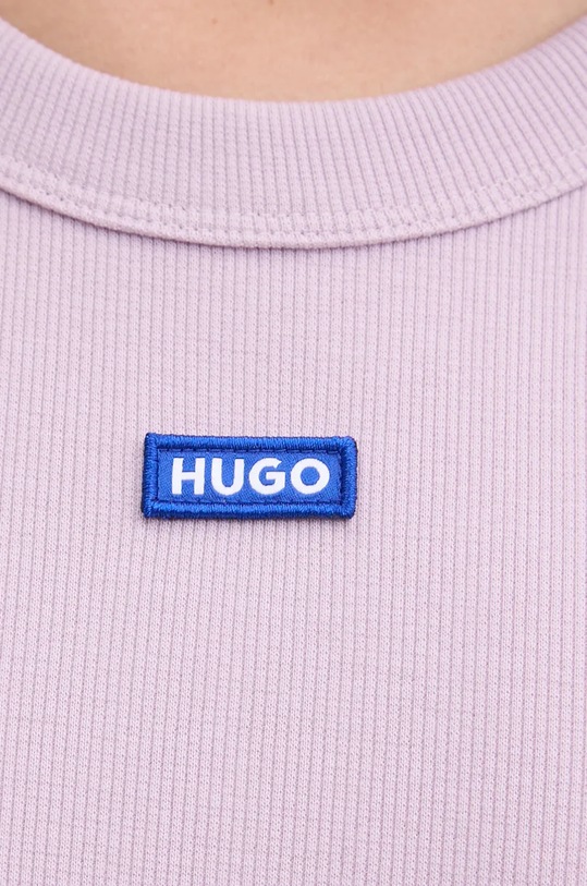 HUGO Blue t-shirt 50523924 fioletowy
