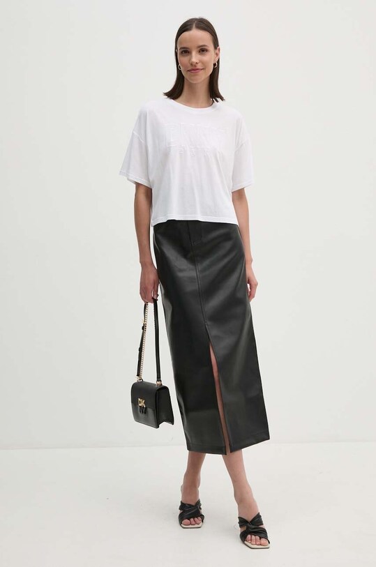 Dkny t-shirt DJ4T1178 biały AW24