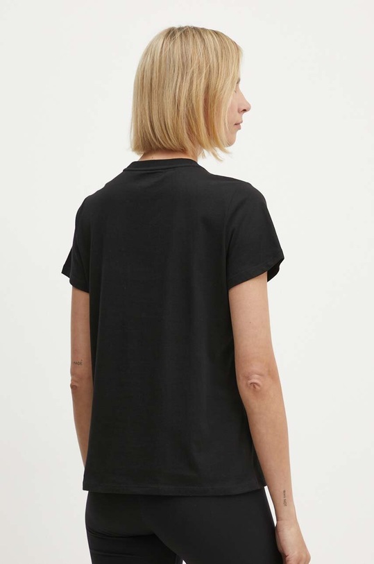 Ρούχα Βαμβακερό μπλουζάκι DKNY DP4T9672 μαύρο