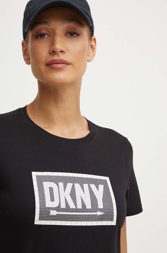 Oblečení Bavlněné tričko Dkny DP4T9724 černá