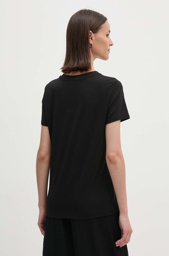 Ρούχα Μπλουζάκι Dkny P4EHFWNA μαύρο