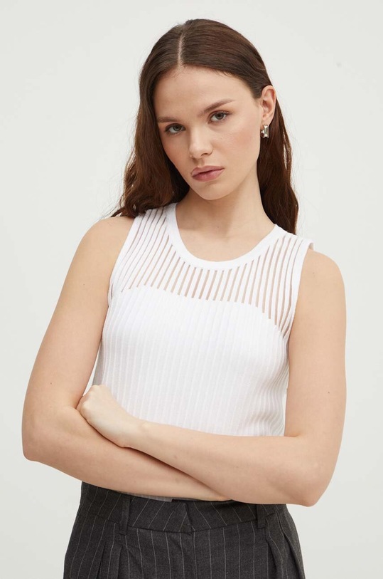 Dkny top uni alb P4DSAP69