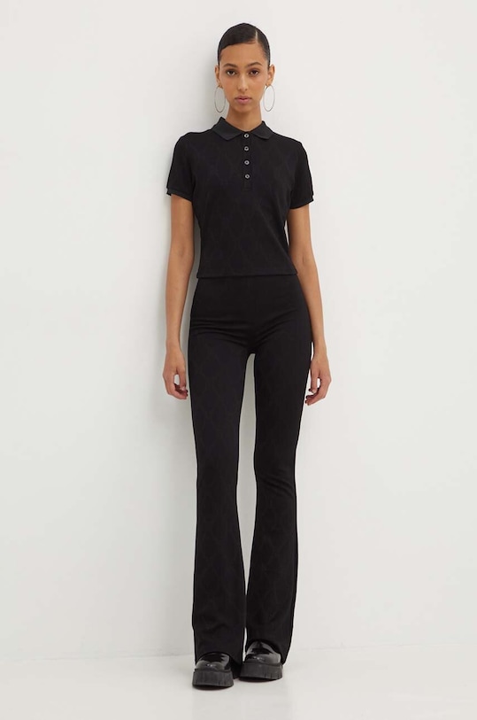 Поло HUGO 50517119 чорний AW24