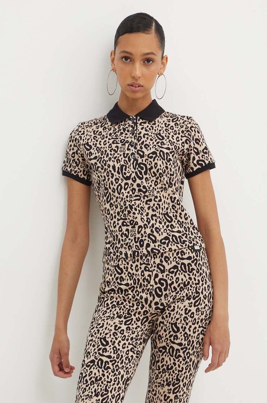 HUGO polo beżowy 50522409