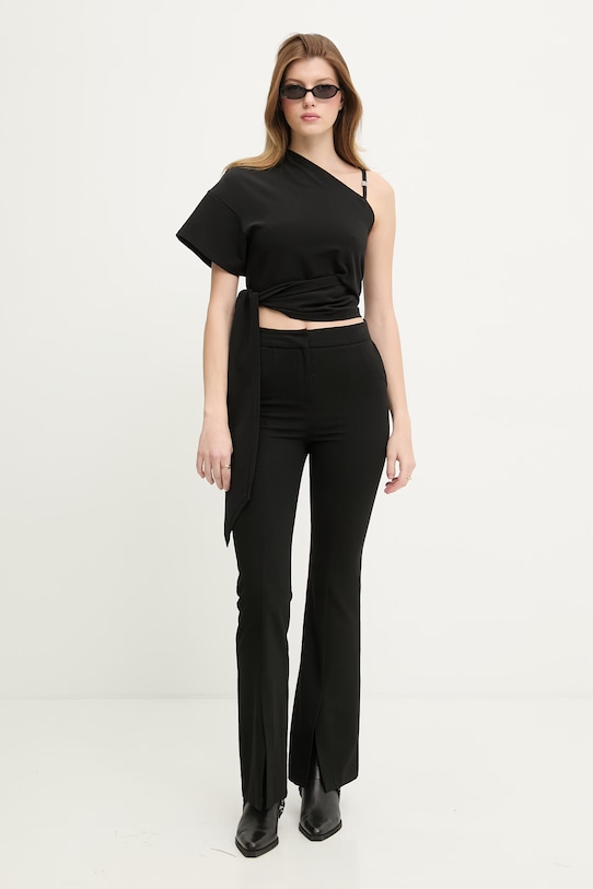 Μπλουζάκι HUGO 50517467 μαύρο AW24