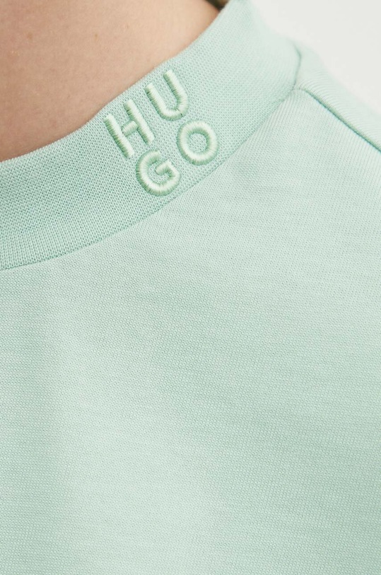 HUGO t-shirt bawełniany 50520187 zielony