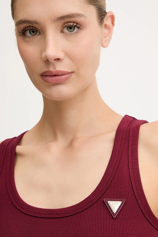 Guess top COLETTE bordowy V4YP06.K8RT2