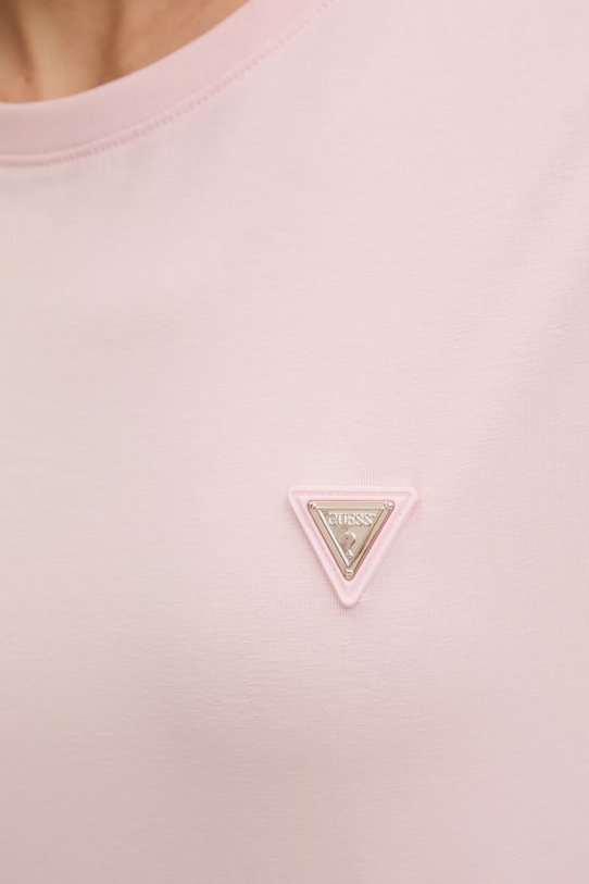 Guess t-shirt COLETTE V4YI09.J1314 różowy