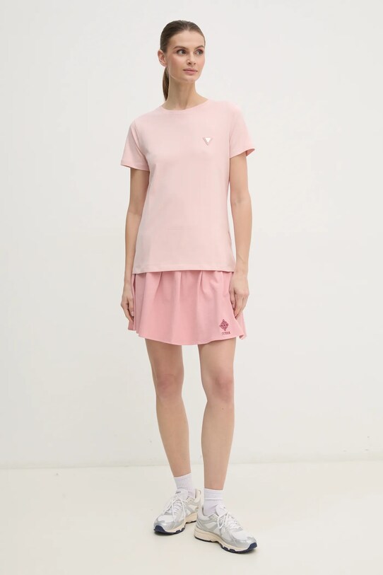 Футболка Guess COLETTE V4YI09.J1314 рожевий SS25