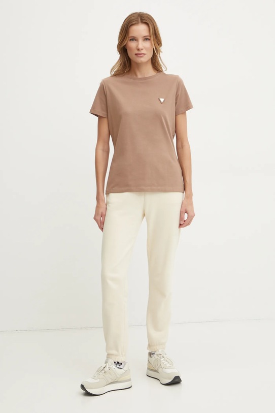 Tričko Guess COLETTE V4YI09.J1314 hnědá SS25