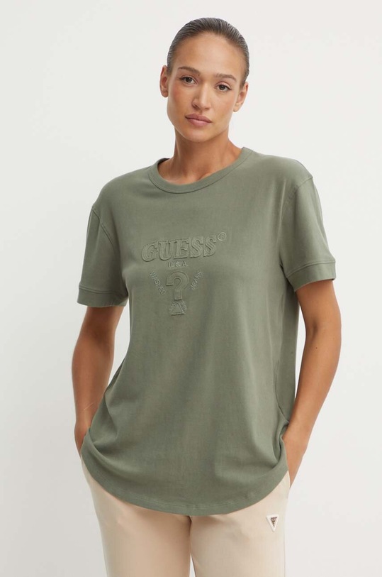 Guess t-shirt MARTINE V4YI17.KCBF0 zielony AW24