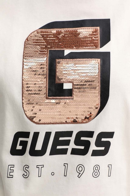 Guess t-shirt bawełniany INS V4YI07.I3Z14 beżowy