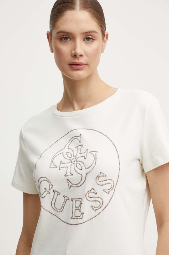 Guess t-shirt NOÉMIE beżowy V4YI03.KCB61