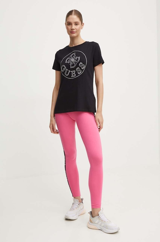 Guess t-shirt NOÉMIE V4YI03.KCB61 czarny AW24